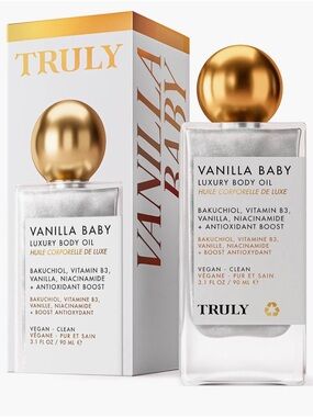 TRULY Vanilla Baby Luxury Body Oil 1.7 fluid ounces